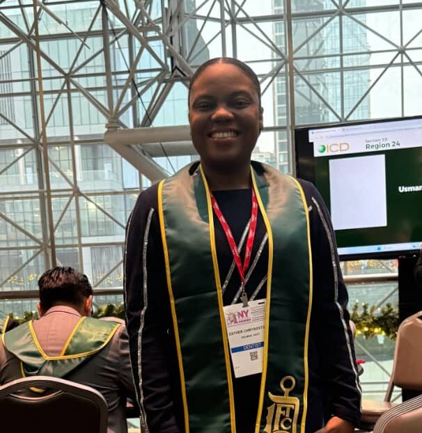 Le Dr Esther Chrysostome, collaboratrice de l’équipe médicale de la FOLONHA, intègre officiellement le prestigieux Collège International des Dentistes (ICD)